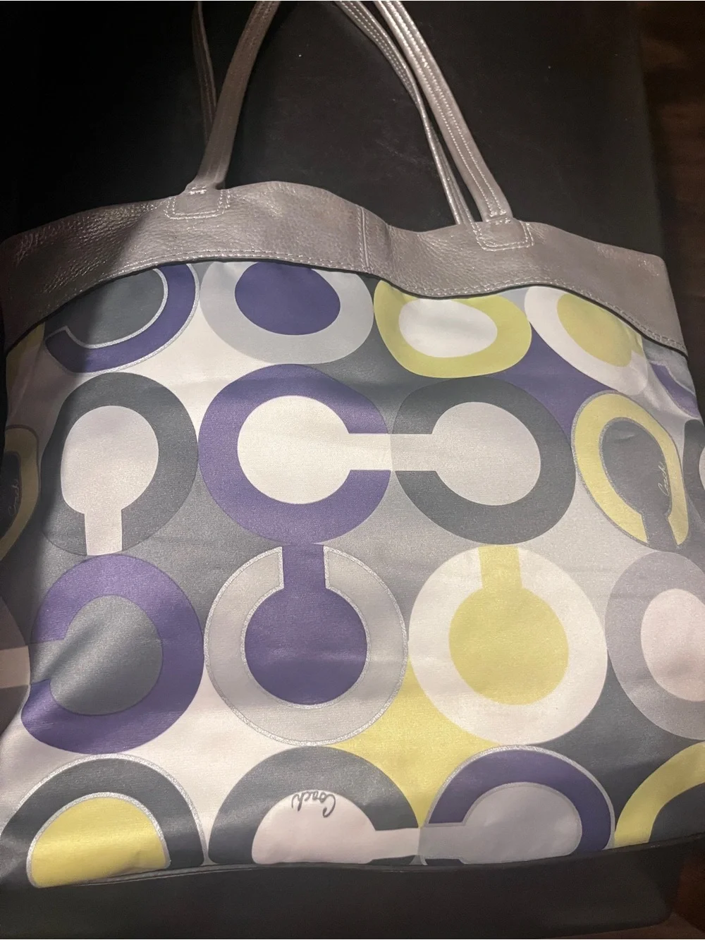 Authentic Coach 2010 Juliet Op Art Tote bag